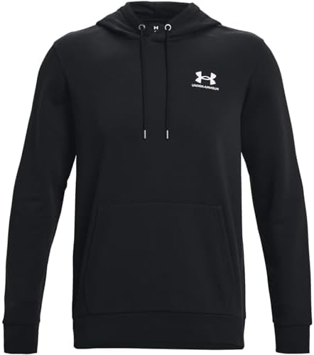 Under Armour UA Icon Fleece Hoodie Erkek Sweatshirt Black / / White MD — Amazon ürün görseli