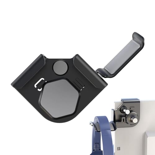 Generico Soporte para auriculares – Anti arañazos y ahorra espacio en el monitor – Auriculares Soporte Monitor | Organización PC para Oficina Escuela Casa Internet Point