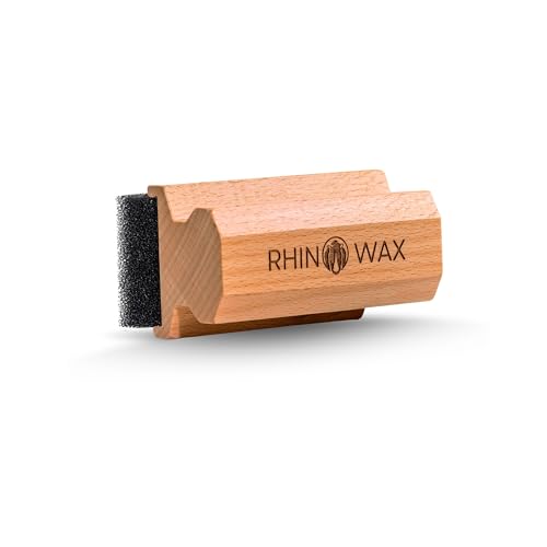 Rhino Wax Large Cutting Board Oil and Wax Applicator - Food Grade Mineral Oil and Coconut Oil Applicator - No Mess, Less Waste, Easy Application - Butcher Blocks, Bamboo Cutting Boards, Countertops