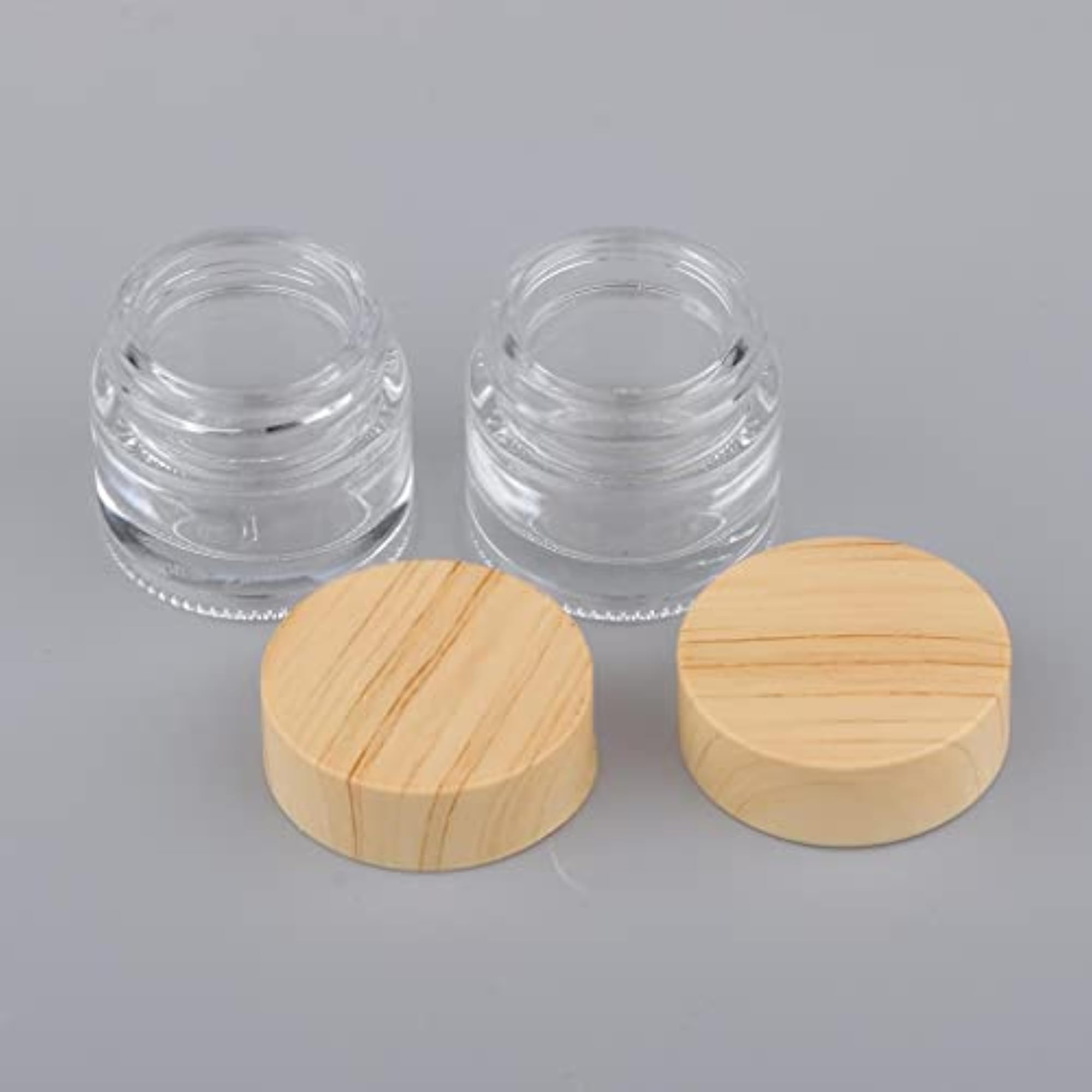 2 Pcs Makeup Pot Empty Cosmetic Jars for Creams