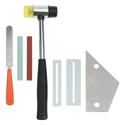 EXCEART Kit de Ferramentas de Luthier de Guitarra 7Pcs Inclui Lima de Coroamento de Traste de Guitar