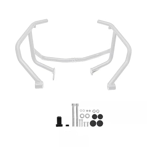 Crash bar supérieur argent pour BMW F900R et F900XR protection carénage en acier