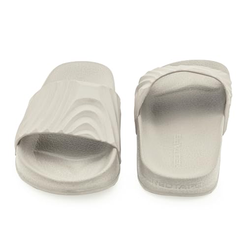 Image of Red Tape Womens Sliders in Slate Blue | Casual Pool Sliders | SLATE BLUE | 3 UK
