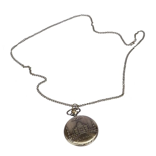 Reloj de bolsillo analógico para trajes tradicionales ARTVARKO con cadena larga de bronce 7