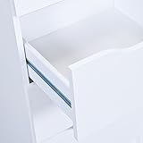 Inter Link – Kommode – 3 Schubladen – Schubladenschrank – Beistellschrank – Sideboard – Melaminbeschichtet – Weiß – Schubladen mit Griffmulden – Westphalen 3