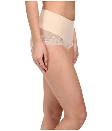 Spanx Shapewear For Women Undie-Tectable Lace Hi-Hipster Panty Soft Nude Md #TOP3