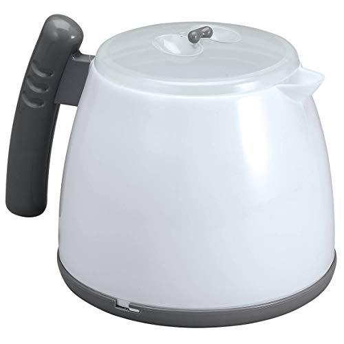 Microwave Tea Kettle - Double-Insulated Interior Keeps Water Hot. 28-oz Capacity. Removable Lid, Stay-Cool Handle, Spout for Easy Pouring. BPA-Free Plastic. 6