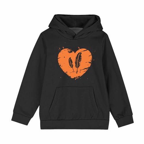 Girls Cute Printed Hoodies Casual Long Sleeve Pullover Oversized Sweatshirt Tops Fall Loose Trendy Preppy Clothes