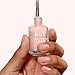 LONDONTOWN Kur Nail Ridge Filler - Smoother - Strengthener - Filler for Damaged Uneven Nails - Fortifying, Self Leveling Base, Vegan, Cruelty Free, Paraben Free, Petal Pink, 0.4 fl oz