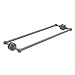 Allied Brass DT-41-BB-24 Dottingham Collection 24 Inch Back Shower Door Towel Bar, Matte Gray