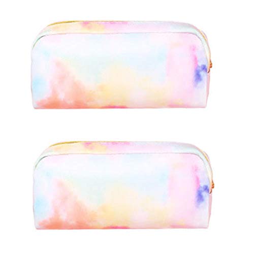 Daaimi Süße kleine frische Kunst Kosmetiktasche Frauen Mädchen Herz Traum Bunte Serie Federmäppchen Schreibwaren Tasche Aufbewahrungstasche Cover