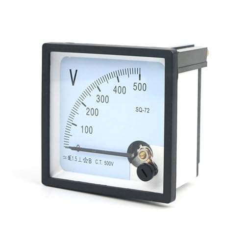 Voltímetro analógico CC 450V de tipo puntero SQ-72