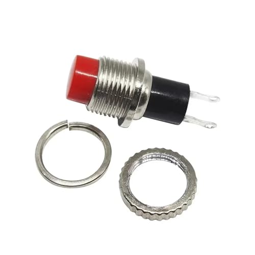Interruptor de botón de 10 mm verde para paneles de control domésticos y simulación 4