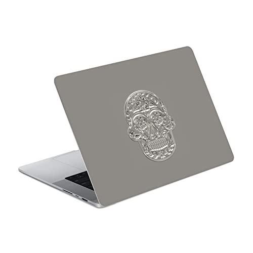 LebensArt Crâne d'argent vinyle MacBook Pro 14 A2442 peau pastel fine