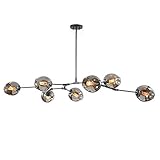 Luminaires Réglables:Que Votre Plafond Soit élevé Ou Bas,Ce Lustre Led Convient Parfaitement à Vos Besoins