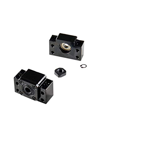 2Pcs Hgr20-1500Mm Linear Rail + 1Pcs Rm1605-1550Mm Ballscrew With Bf12/Bk12 Kit, Dsg16H Nut Housing, Coupling, Slide Blocks Linear Guide Rail Ball Screw Set For Diy Cnc Routers Lathes #TOP5