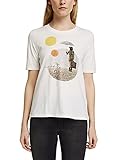 Normal ESPRIT Damen 011EE1K332 T-Shirt, Off White (110), XL