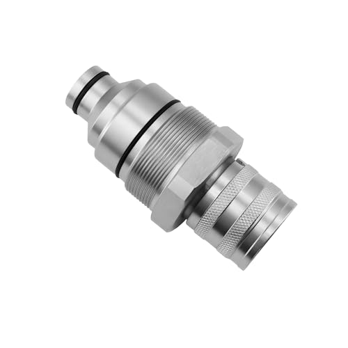 Image of Hydraulic Female Flat Face Quick Coupler 7246802 AT406475 Compatible with Bobcat 753 763 773 863 864 883 A770, Compatible with Johnn Deeree 318E 319E 320E, #7249643 47396761 V1311-77150