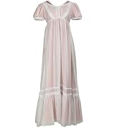 daizbella Regency Dresses for Women Vintage Ball Gown Dresses High Waistline Tea Party Dress Vict...