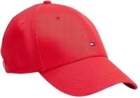 Tommy Hilfiger Men's Classic Baseball Cap, Red, One Size
