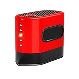 Mini máquina de prensado de calor AONESY, prensa fácil para camisas, sombrero, zapatos, Mini máquinas de planchado de hierro para proyectos de vinilo HTV(NegroRojo)