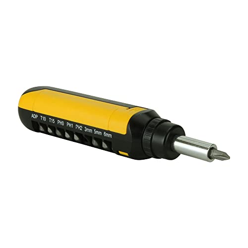 Metric Multi-Bit 15-Piece Ratcheting Screwdriver #TOP3