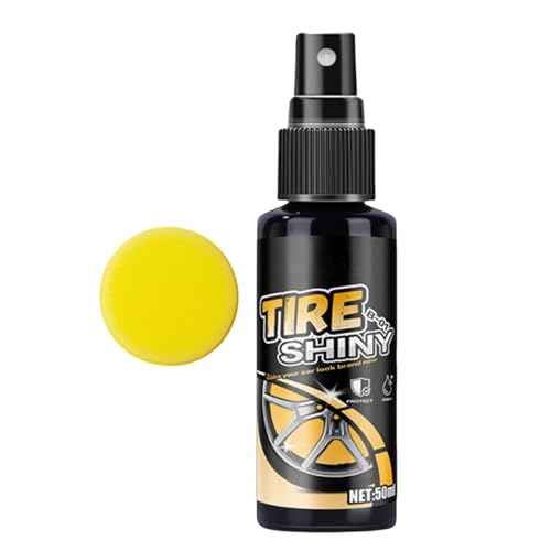 Aerosol para neumáticos de coche – Spray brillante para neumáticos de coche – Vestir para neumáticos de coche – Vestir para protección de alto brillo | Spray de pulido de neumáticos para goma