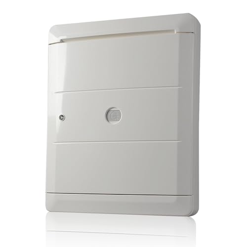 Gas and Electric Meter Box Covers - Weather-Resistant Overboxes for DIY Repairs - Protect and Enhance Your Meters - Durable Meter Box Protection - (White)