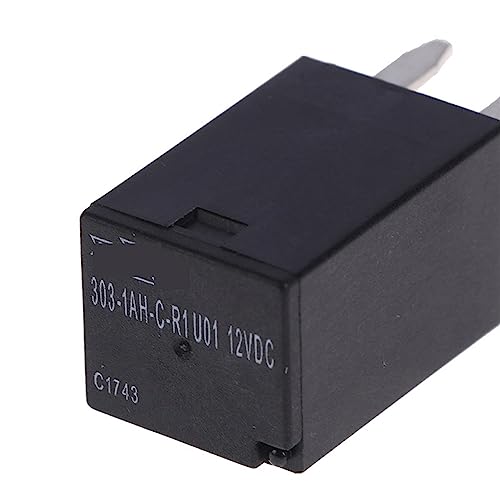 Relé de ventilador contra sobrecalentamiento automotriz SPNO 12V 20A 2 uds 3