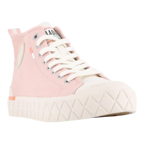 Image of Palladium Unisex Palla Ace Mid Organic Canvas Lace Up Sneaker