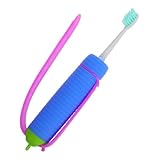 IWOWHERO Elderly Adaptive Toothbrush for Seniors Nonslip Grip Oral Care Tool Comfortable Fillable Handle for Assisted Brushing for Sensitive Gums and Patients Each