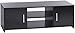 Produktbild ts-ideen TV-Bank Lowboard Sideboard Kommode HiFi-Schrank Regal Holz Holz 2 Türen Schwarz 110 x 36 cm