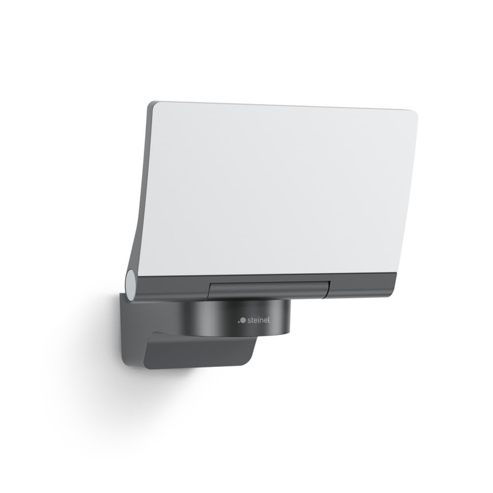 Steinel LED-Floodlight XLED Home 2 Graphite, without Sensor, 13.7 W Security light, Fully Swivelling, 1550 lm, 3000 K