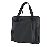 ZGHQHCDRH Bolsa de viaje portátil para mini plato Starlink, cable y fuente de alimentación, funda de transporte Oxford 600D impermeable con asa, bolsillo para accesorios y acolchado para uso en