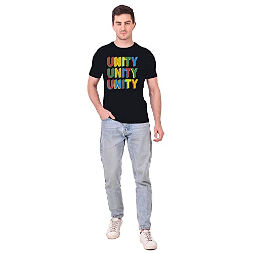 Image of Stories.Label Cotton Printed T-Shirts for Men in Regular Fit and Round Neck