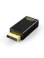 CableCreation DisplayPort to HDMI Adapter, 1080P Gold Plated DP to HDMI Adapter (Male to Female) 1.3V, Uni-Directional Display Port to HDMI Adapter