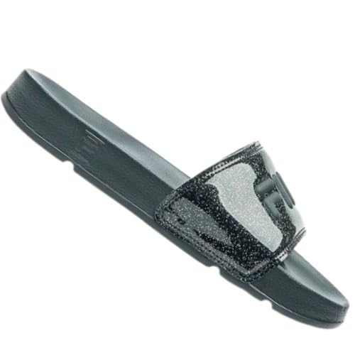 Chinelo Fila Drifter Basic Feminino,Preto/Preto/Prata,34