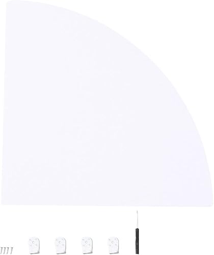 HOMSFOU Estante de montaje de esquina, estante de esquina de pared fácil de instalar, estante de esquina de madera para montaje en pared, estante de disponible en Yaxa Peru