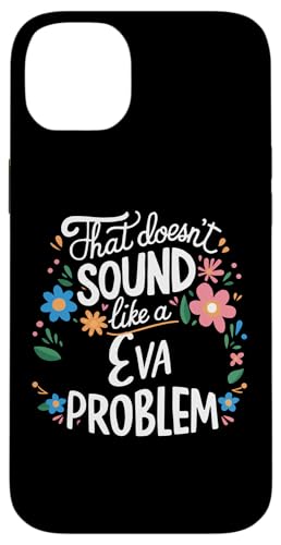 Eva Personalized Cute Flower Girls Eva Name スマホケース iPhone 14 Plus 用