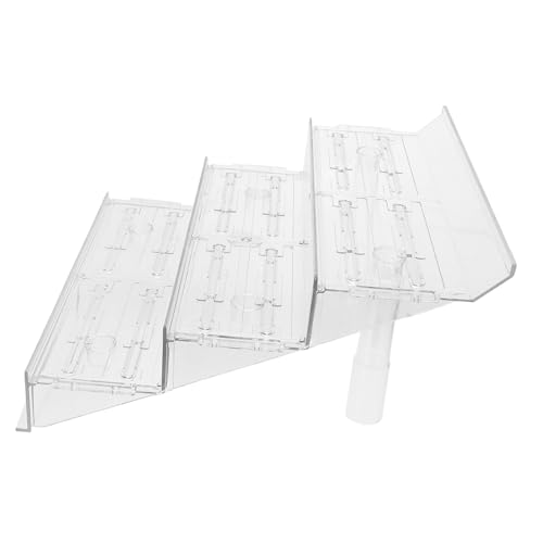 ABOOFAN Supermarket Refrigerated Display Stand Tiered Fruit Organizer for Efficient Product Presentation Space Saving Design Easy Assembly Produce Rack for Any Retail