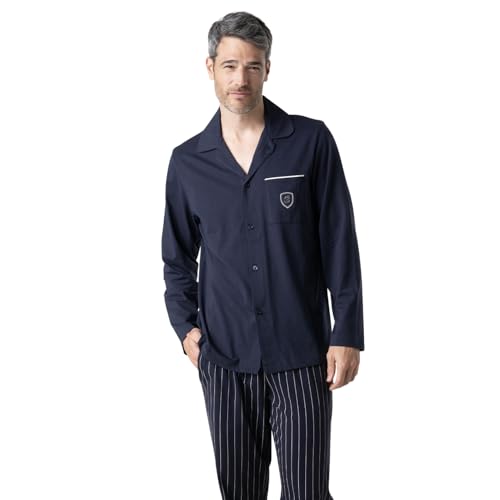 Pyjama long homme Eminence vêtement de nuit coton confortable