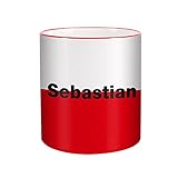 Herz & Heim® Tasse mit Wunschnamen und Flagge - Polen -