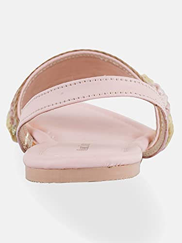 Image of Marc Loire Women's Embroidered and Embellished Flat Fashion Sandals