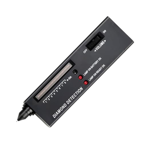 Nawwgy High Precisions Diamonds Tester Pen Diamonds Testing Tool ABS Texture Diamonds Testing Device for Jewelers and Enthusias Thermal Conductivity Meter Drilling Pen