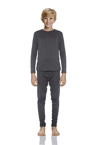 Rocky Thermal Underwear for Boys Cotton Knit Thermals Kids Base Layer Long John Pajamas Set