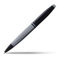 Cross Calais Matte Gray and Black Lacquer Ballpoint Pen