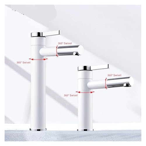 Grifo de lavabo de baño monomando WB1044 para evitar salpicaduras 3