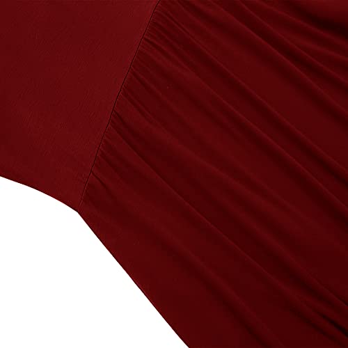 Noomelfish Girls Long Sleeve Maxi Dress Solid Color Casual Long Dresses with Pockets (4-12 Years)4