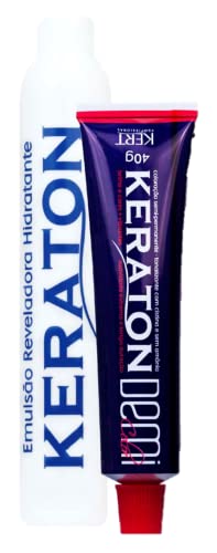 Coloração Semipermanente Demi Color 8.44, Keraton, Louro Claro Cobre Intenso