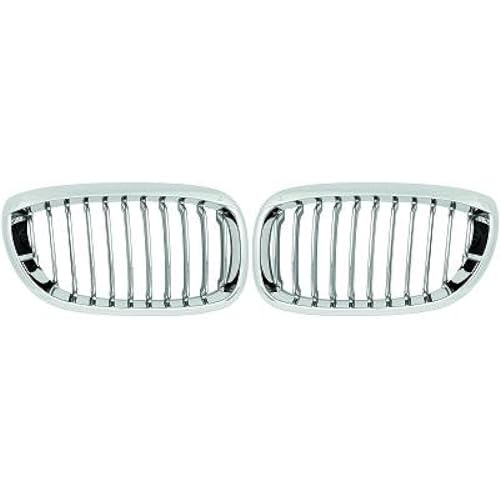 Grille de radiateur chrome noir pour BMW E46 Cabriolet phase 1 et 2